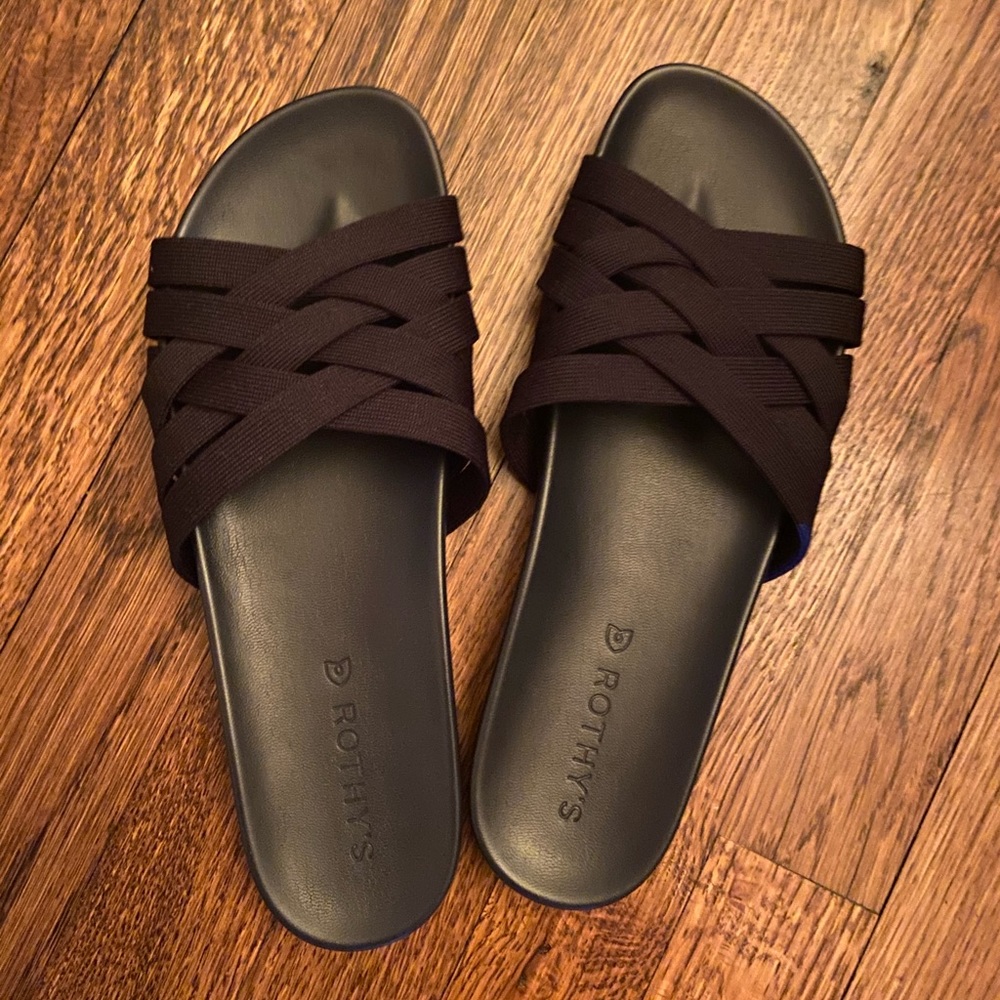 Rothy’s The Slide Sandal - Black